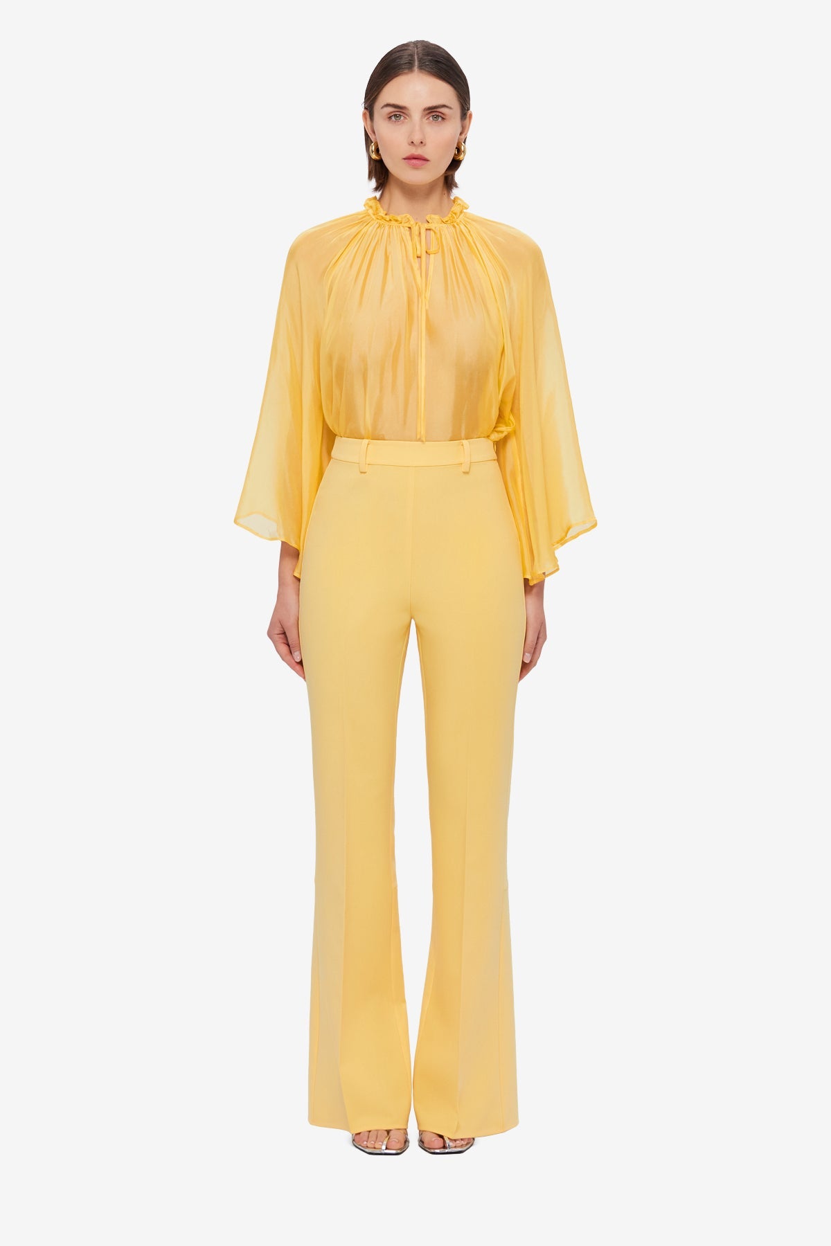 Daria Split Pants - Canary