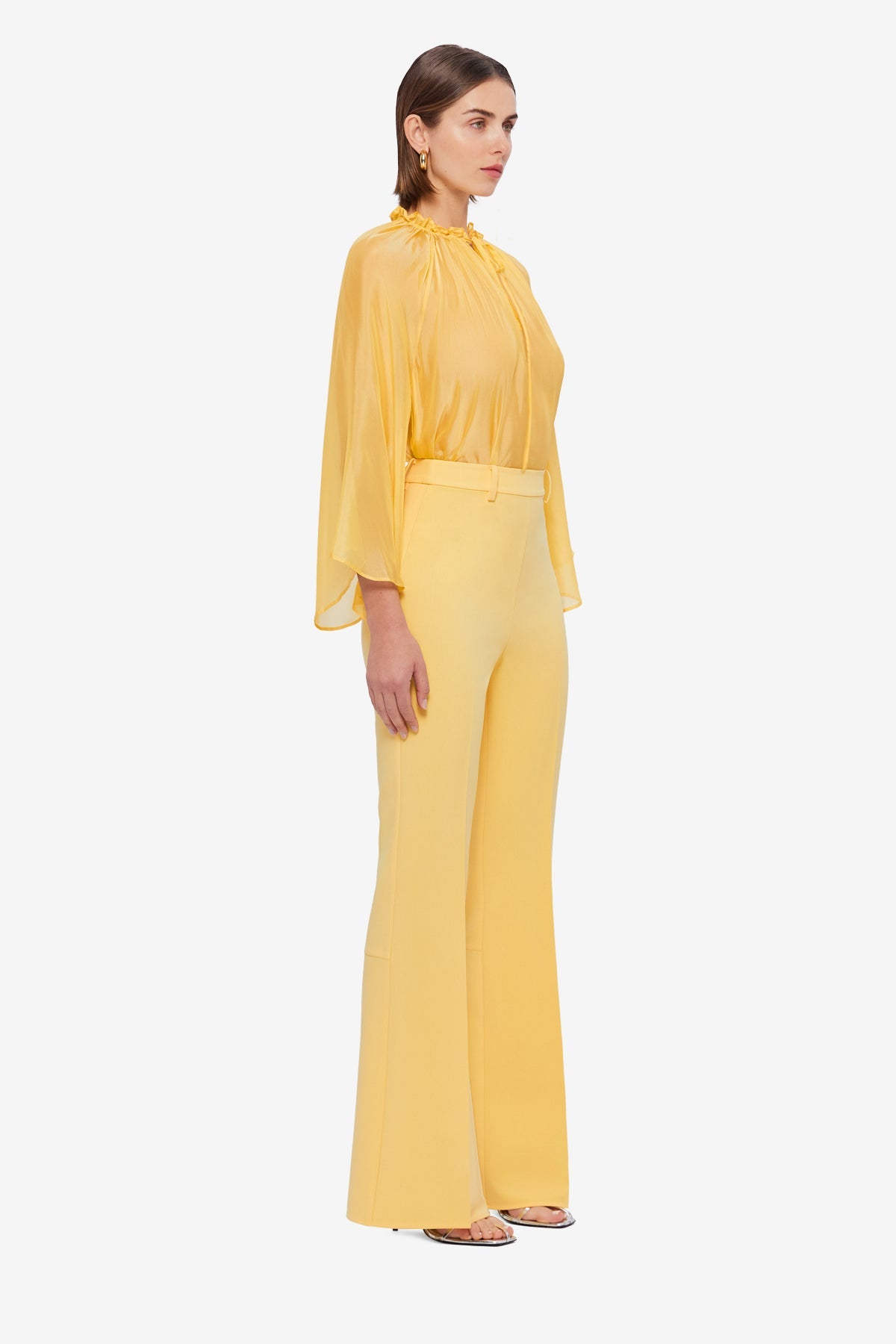 Daria Split Pants - Canary