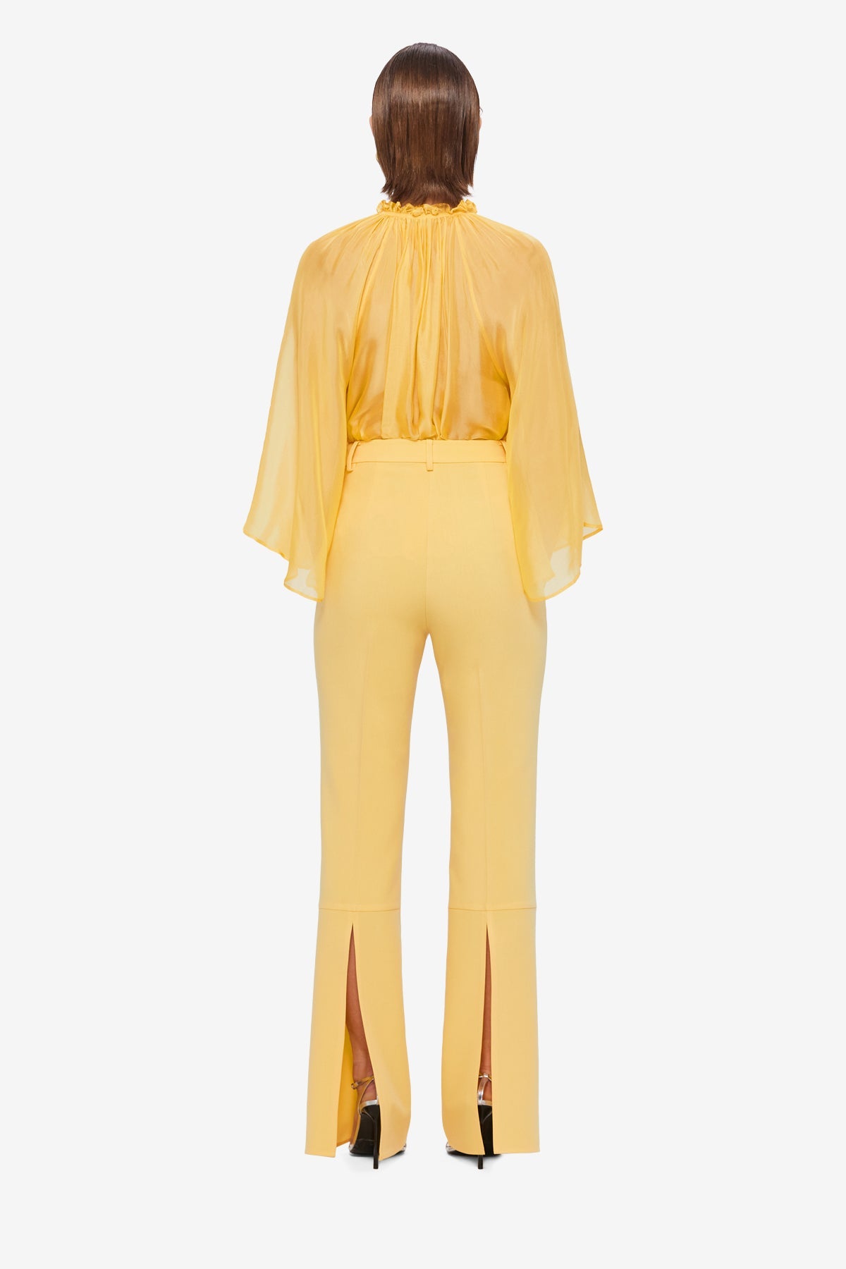 Daria Split Pants - Canary
