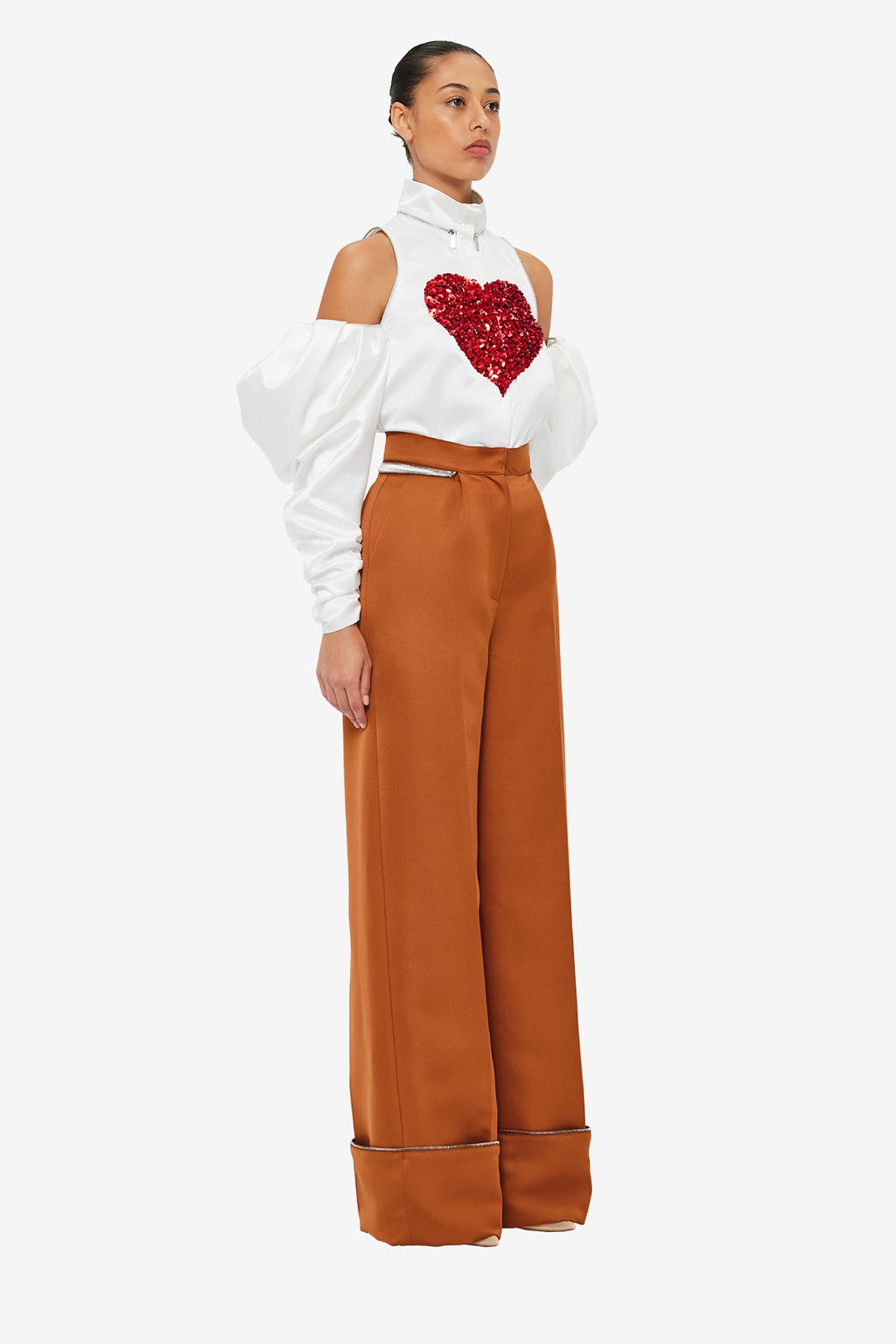 Ellis Wide Leg Pants - Toffee