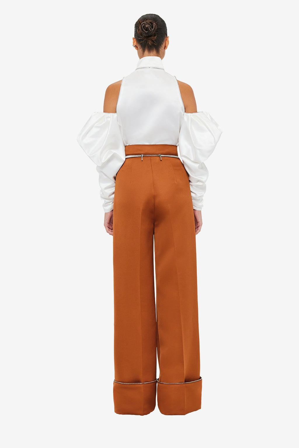 Ellis Wide Leg Pants - Toffee