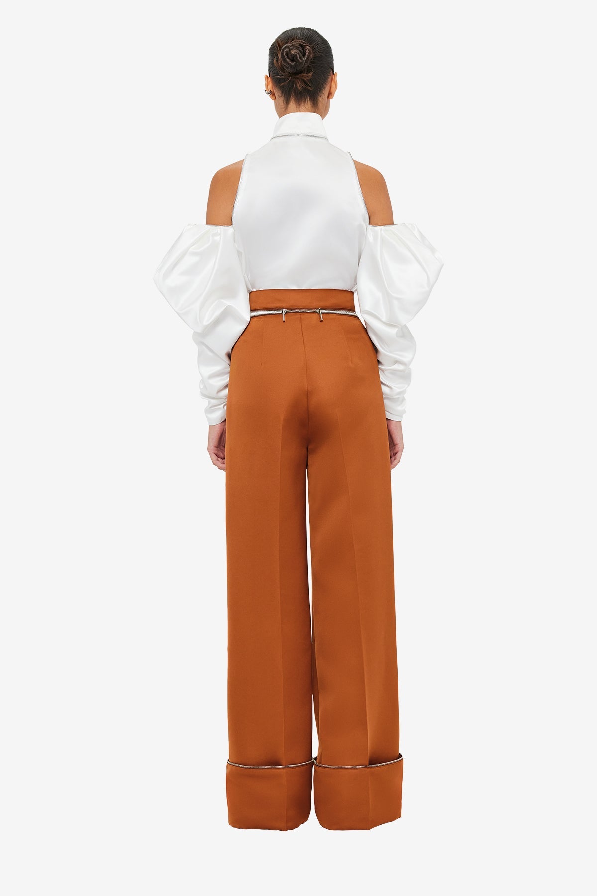 Ellis Wide Leg Pants - Toffee