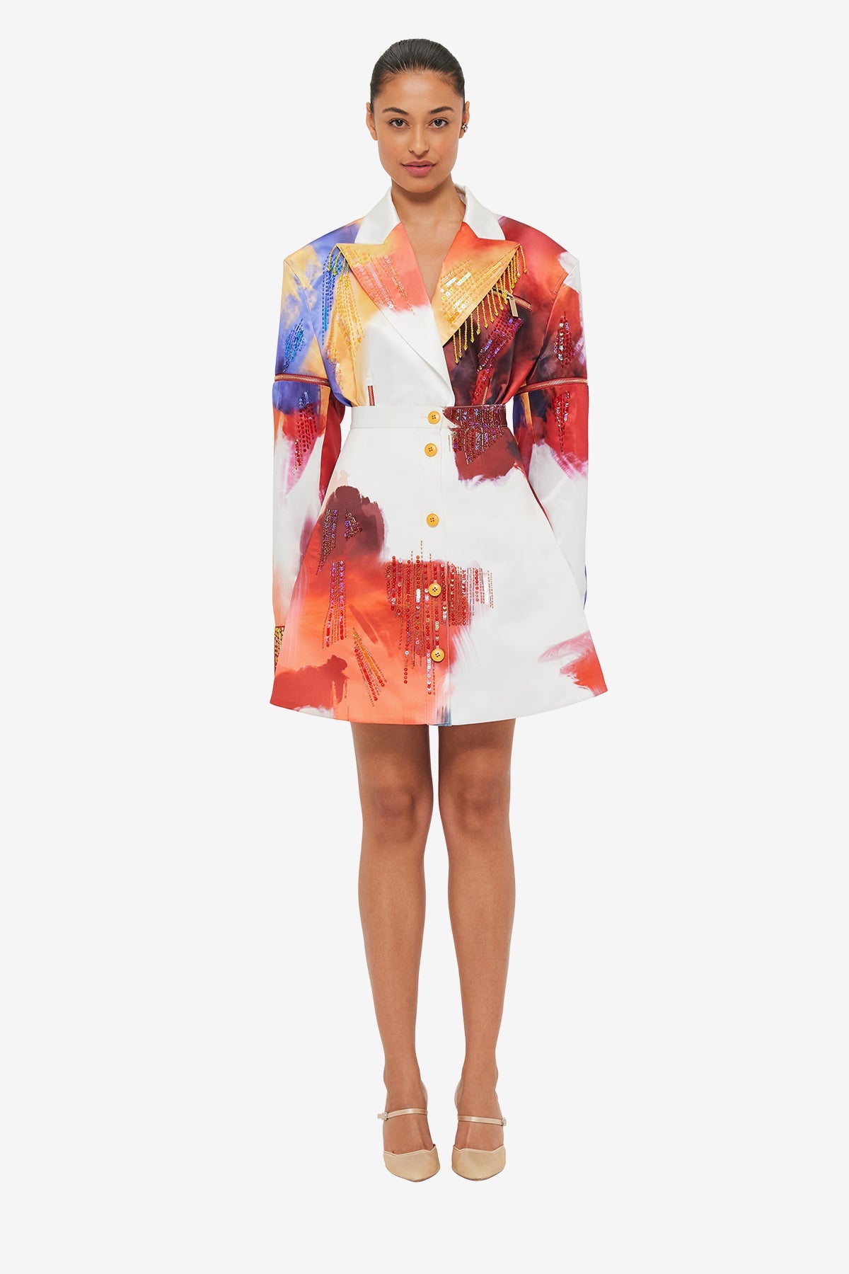 Izzie Mini Skirt - Reminiscence Print