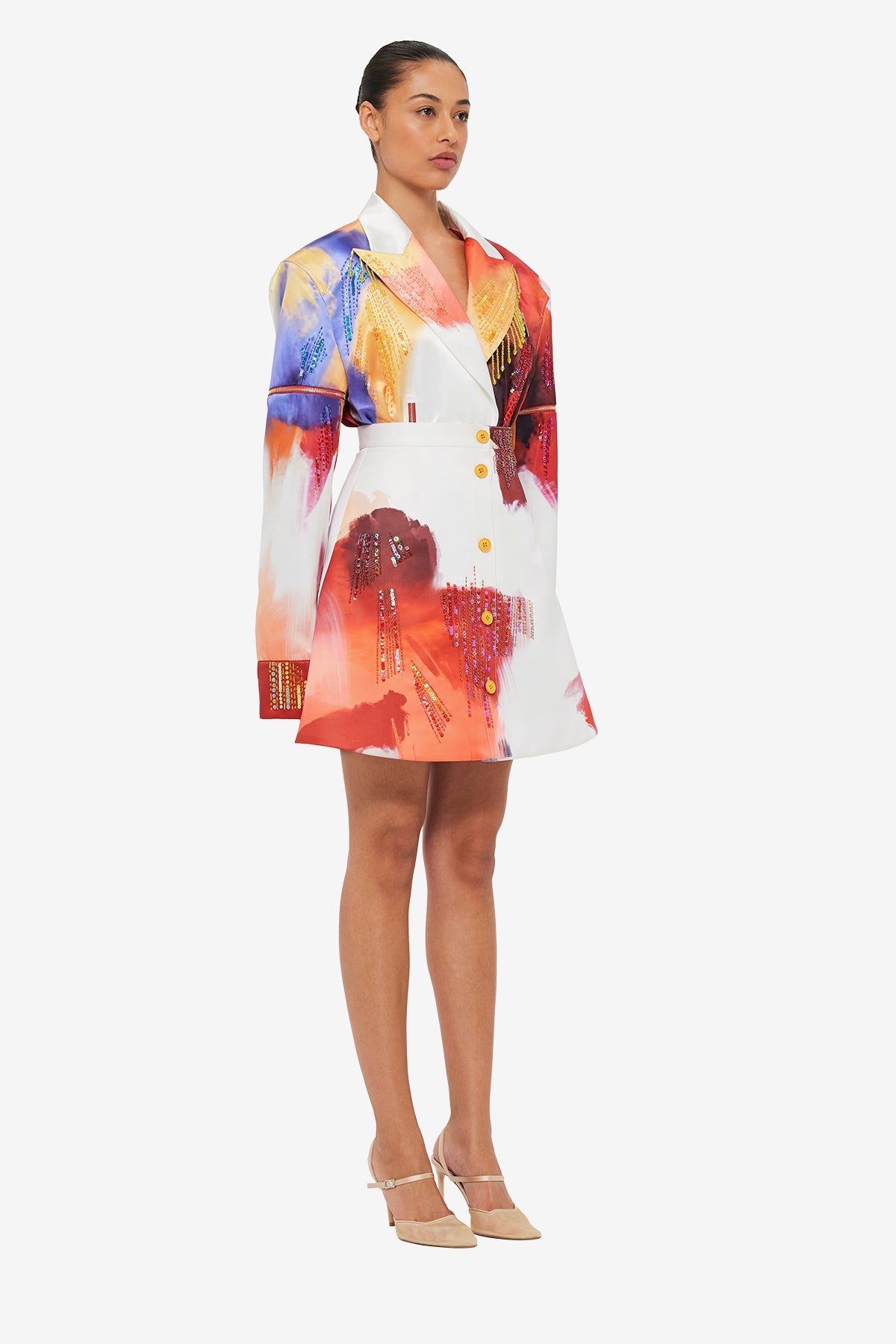 Izzie Mini Skirt - Reminiscence Print