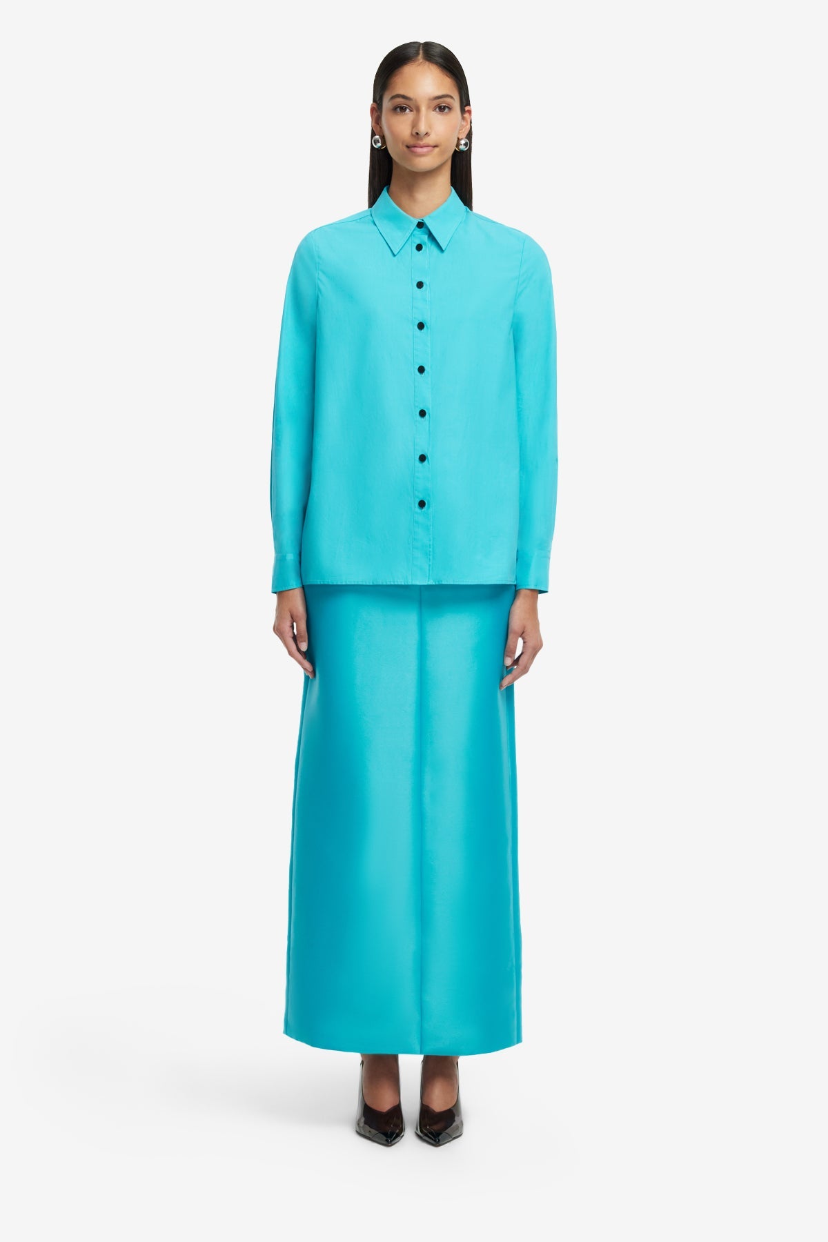 Rosaline Shirt - Aqua