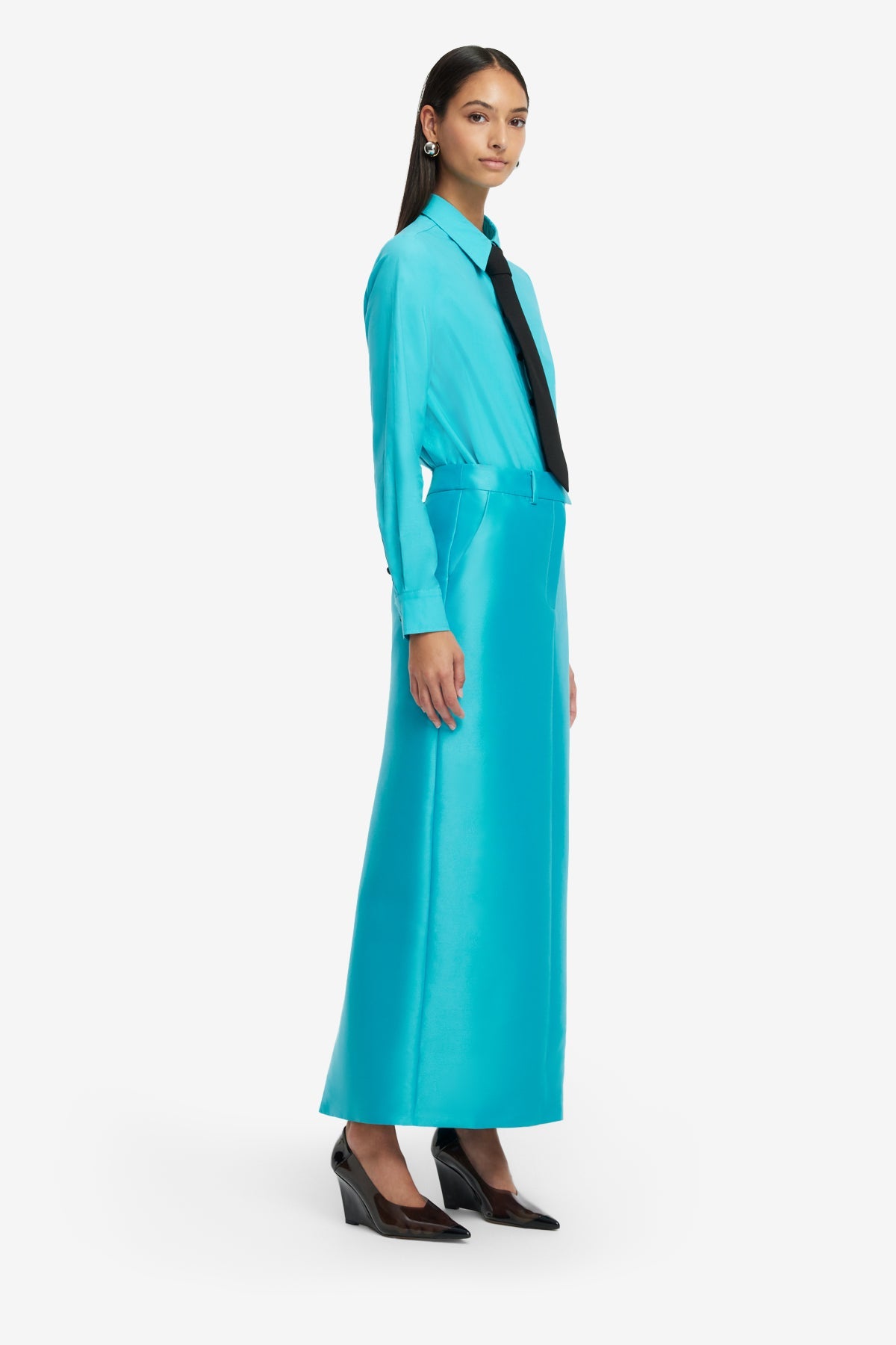 Rosaline Shirt - Aqua