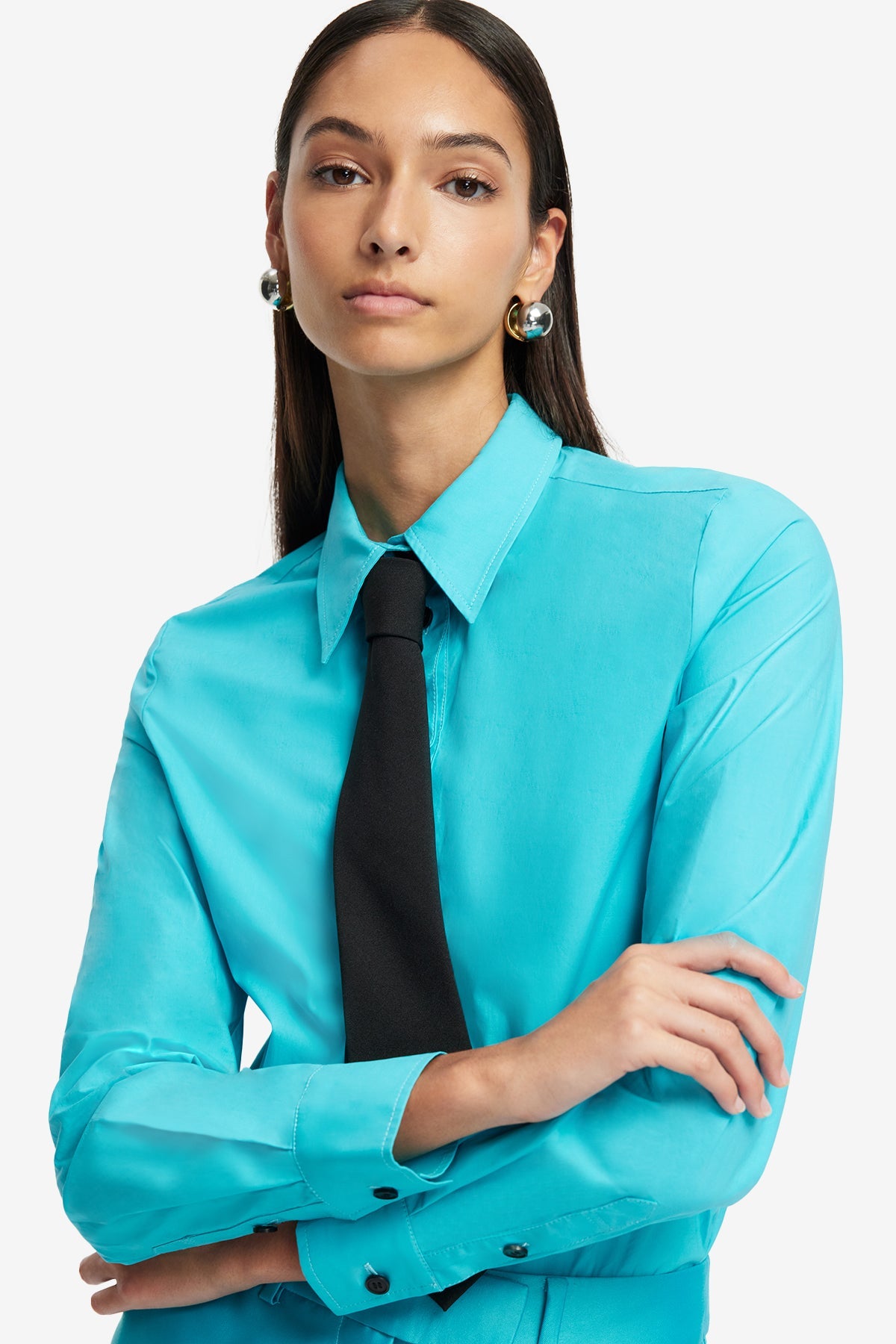Rosaline Shirt - Aqua