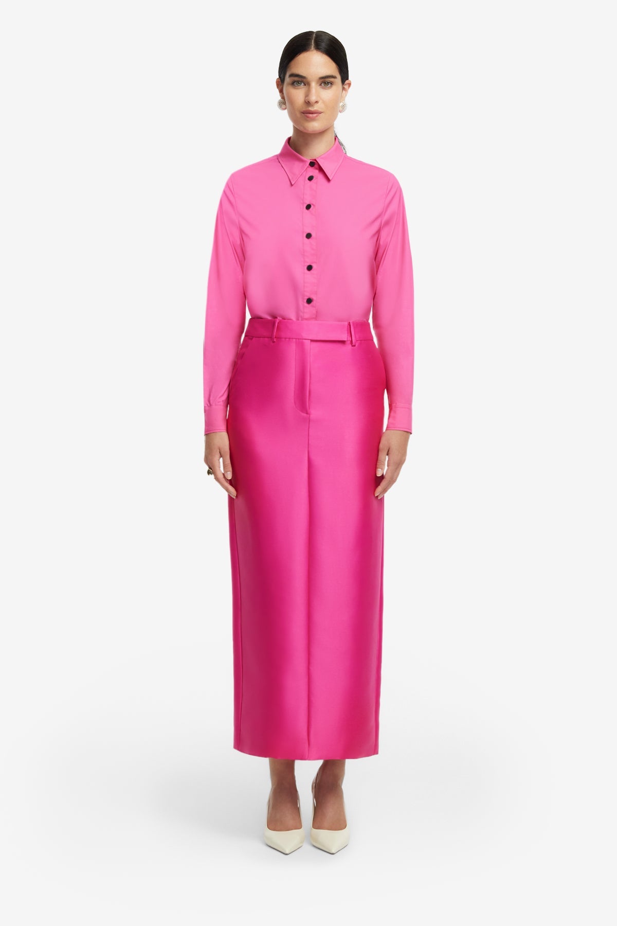 Eve Maxi Skirt - Hot Pink