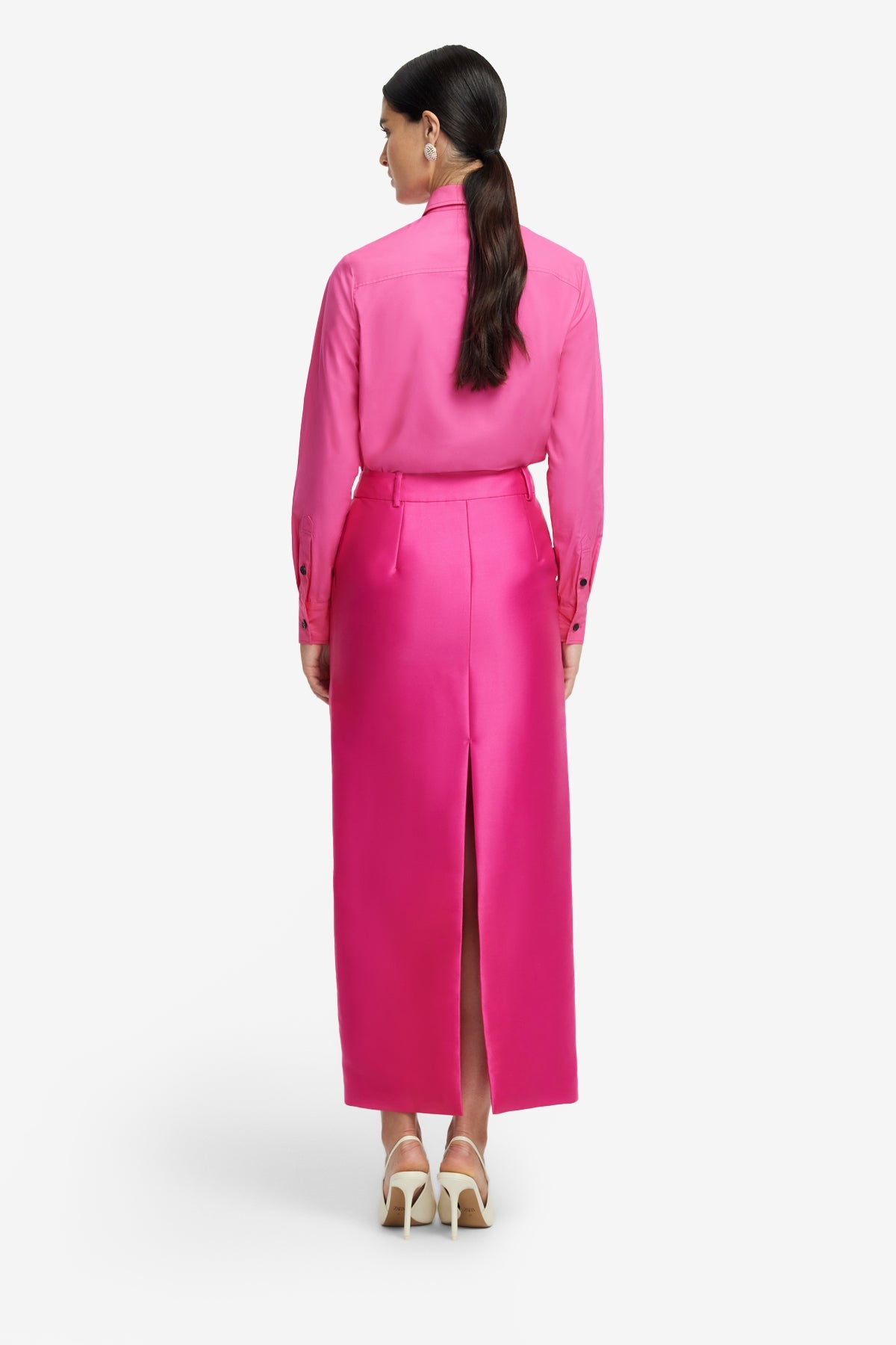 Eve Maxi Skirt - Hot Pink