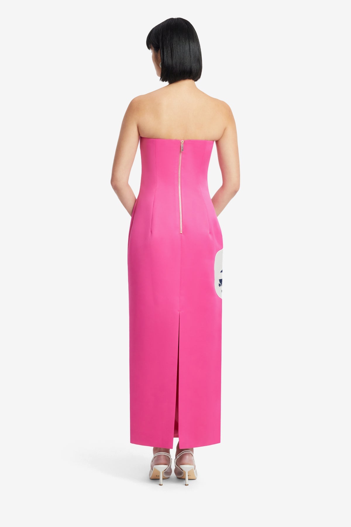Rayna Bustier Maxi Dress - Orchid Print