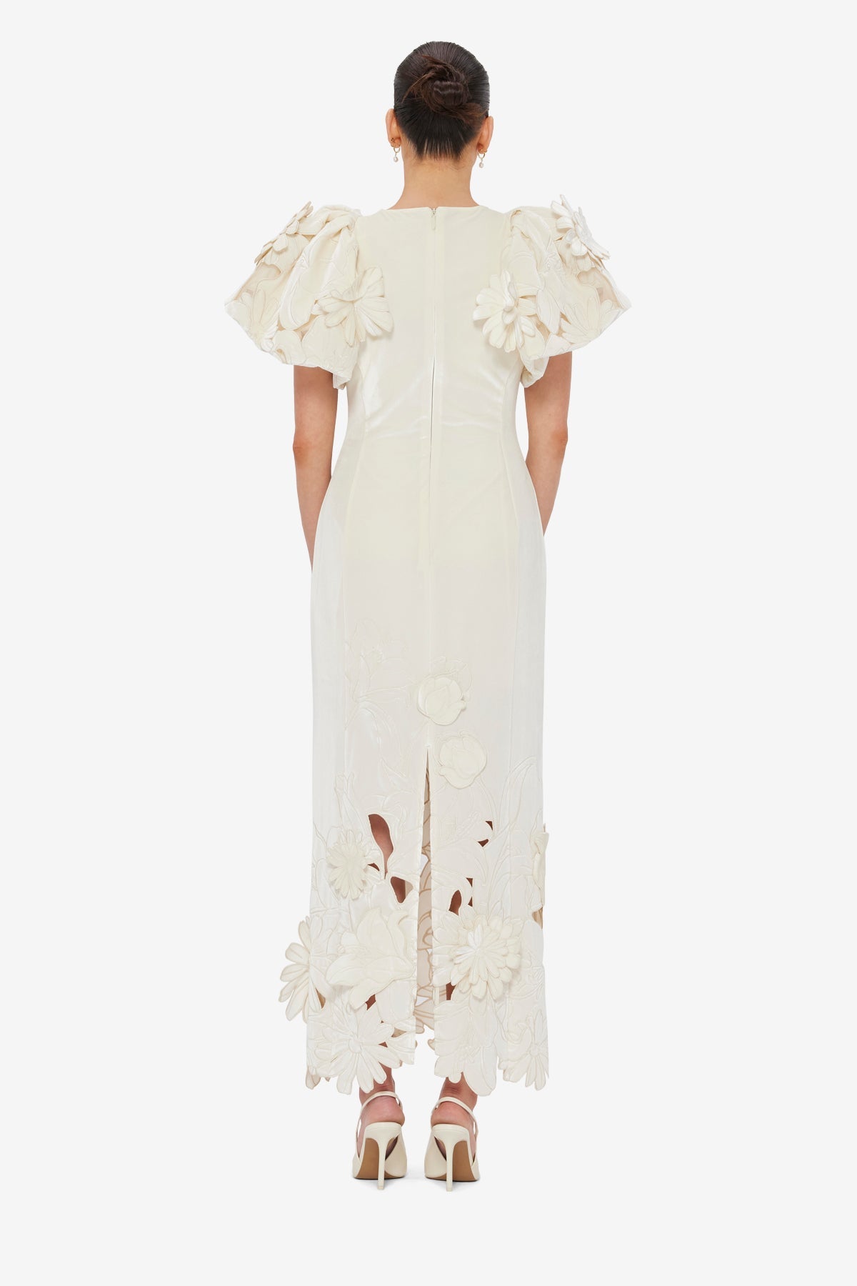 Lucinda Velvet Maxi Dress - Snow