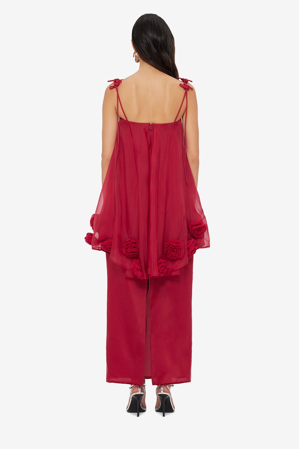 Xuan Rose Top - Garnet