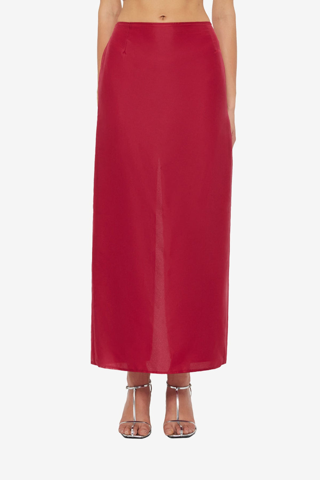 Jing Maxi Skirt - Garnet