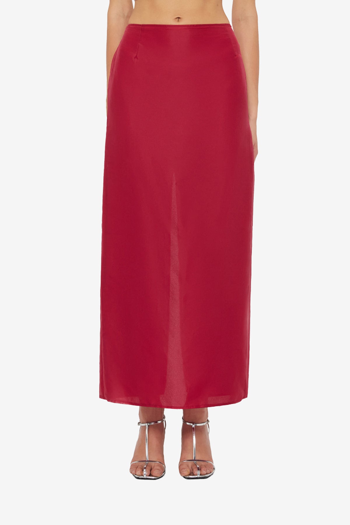Jing Maxi Skirt - Garnet