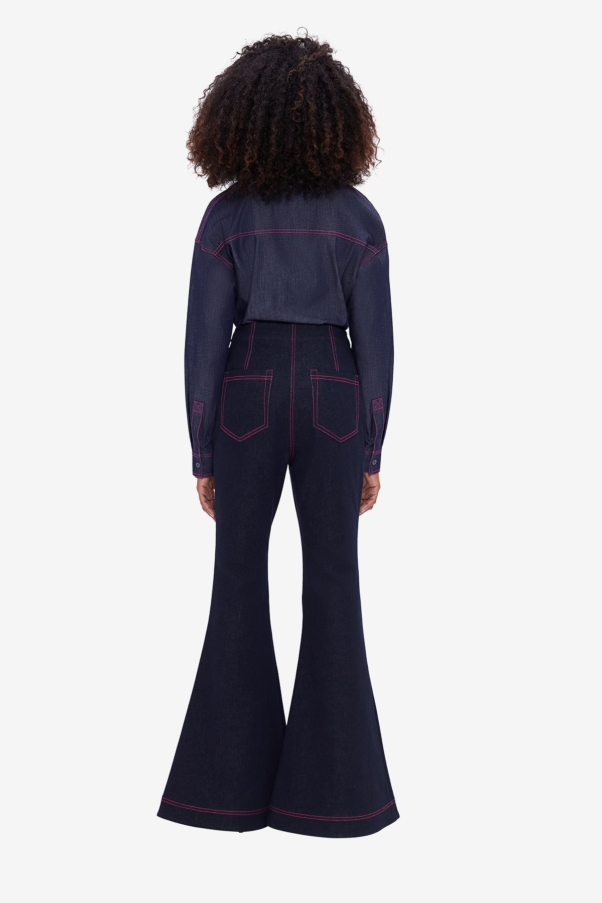 Maya Denim Flared Jeans - Indigo