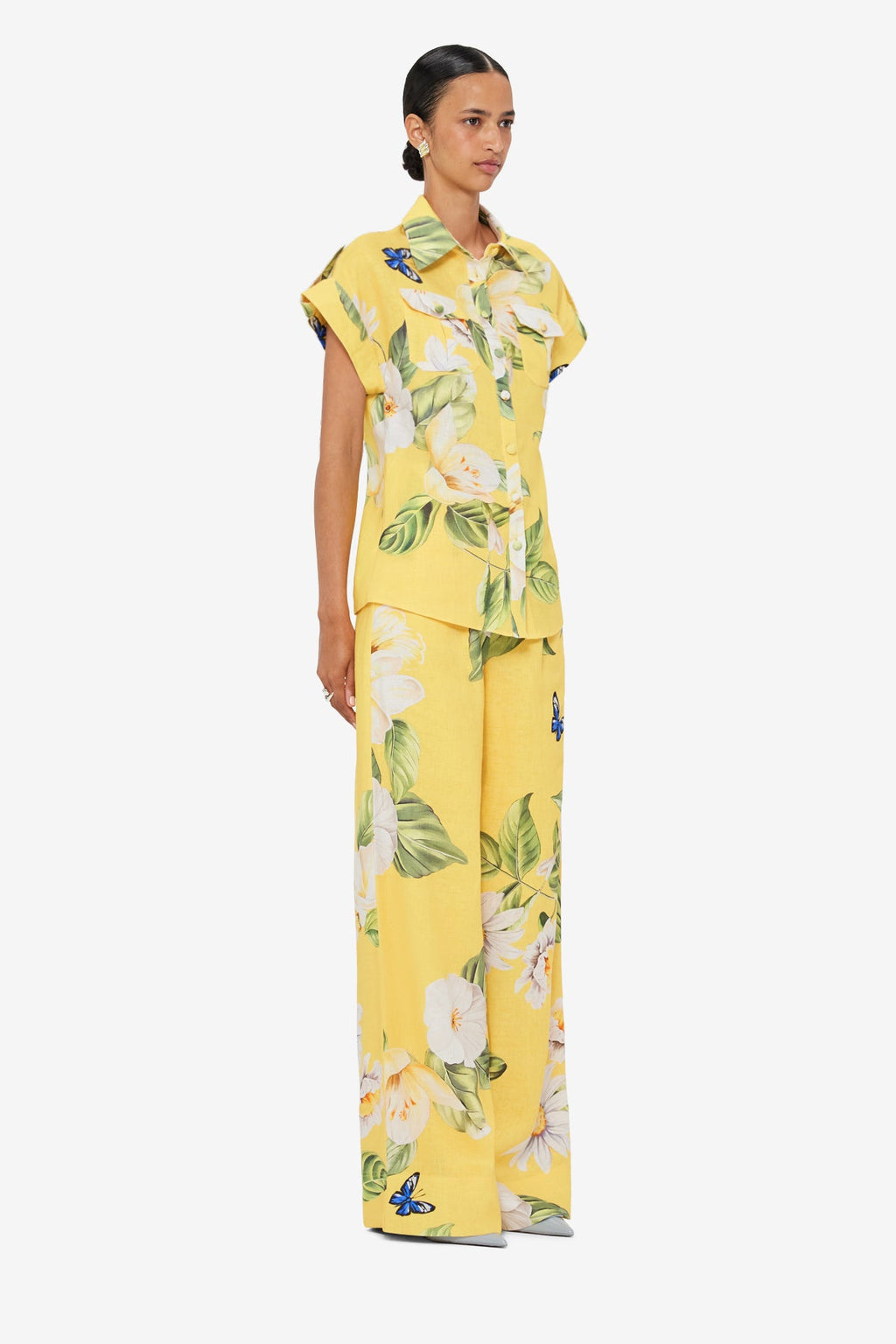 Catarina Blouse - Joie Print in Sunshine