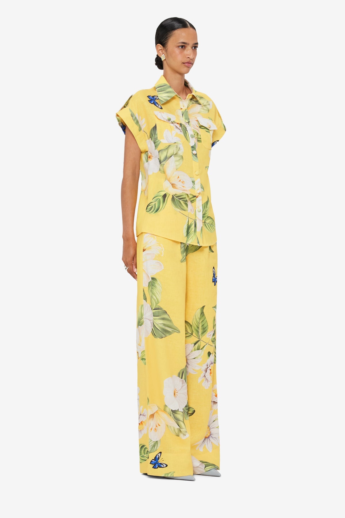 Catarina Blouse - Joie Print in Sunshine