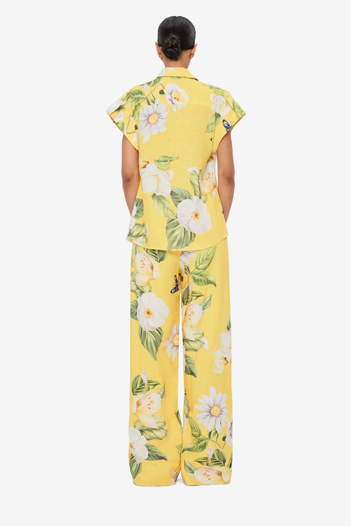 Catarina Blouse - Joie Print in Sunshine