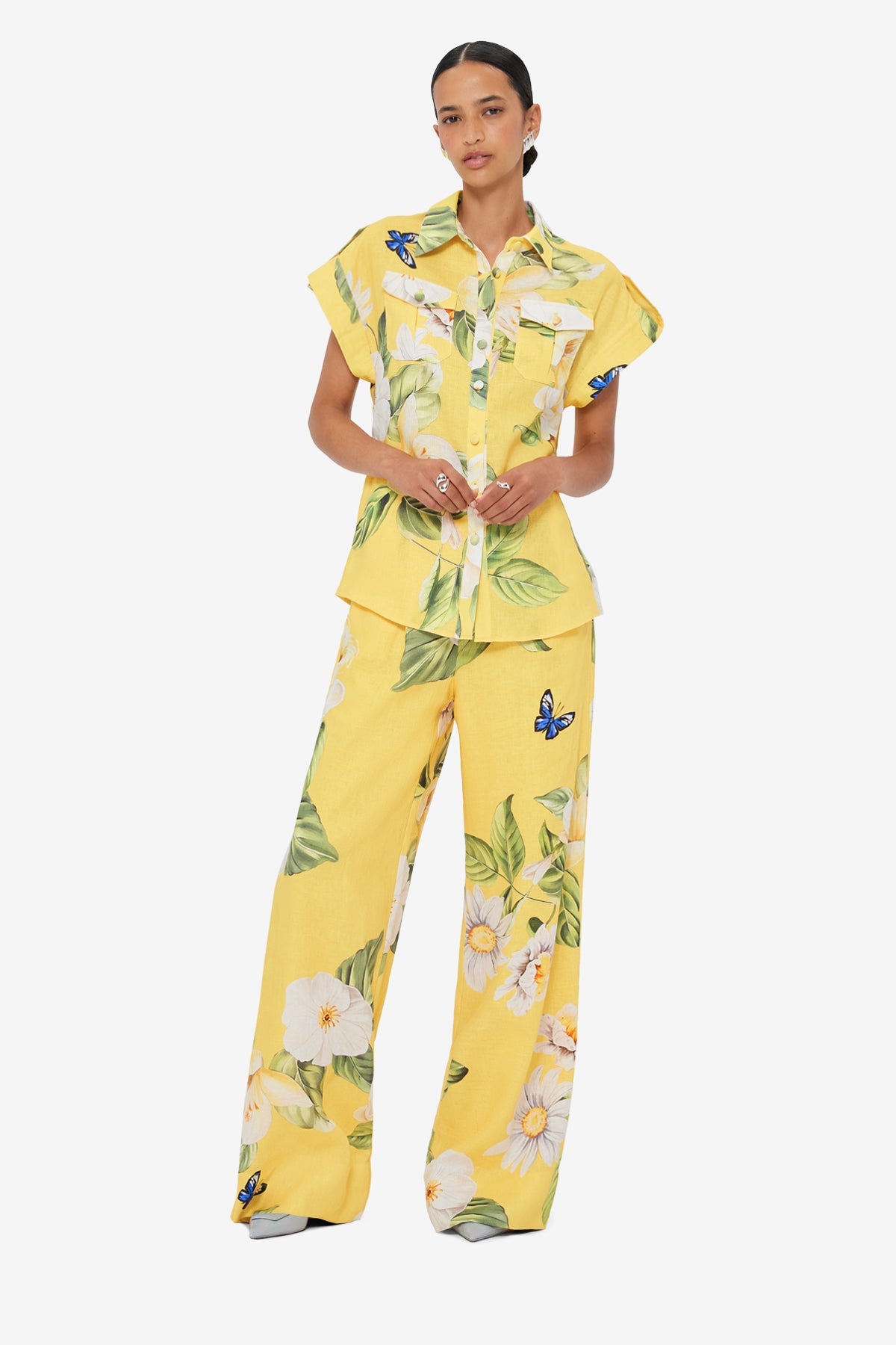 Catarina Blouse - Joie Print in Sunshine