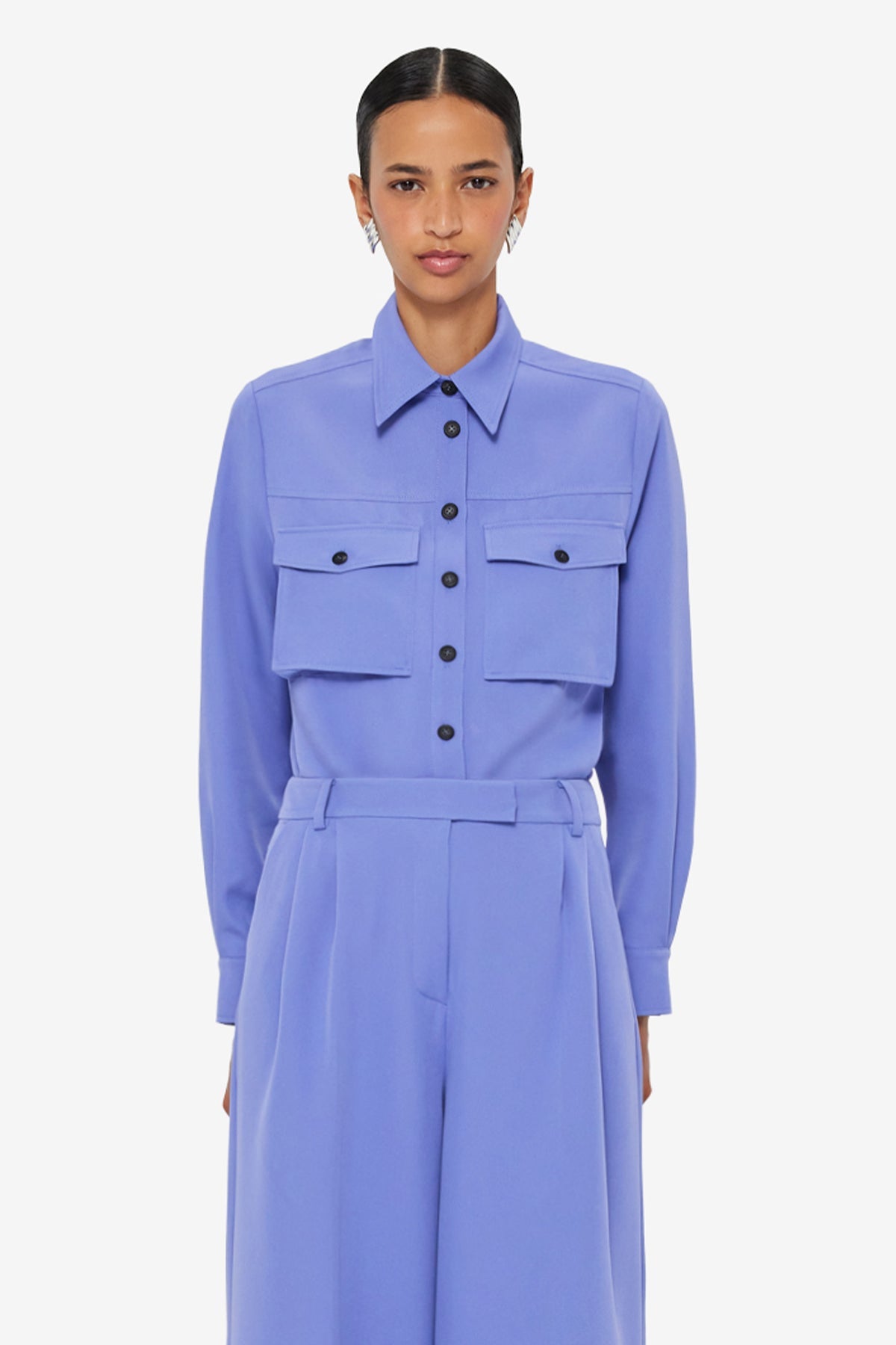 Mavis Pocket Shirt - Moonlight