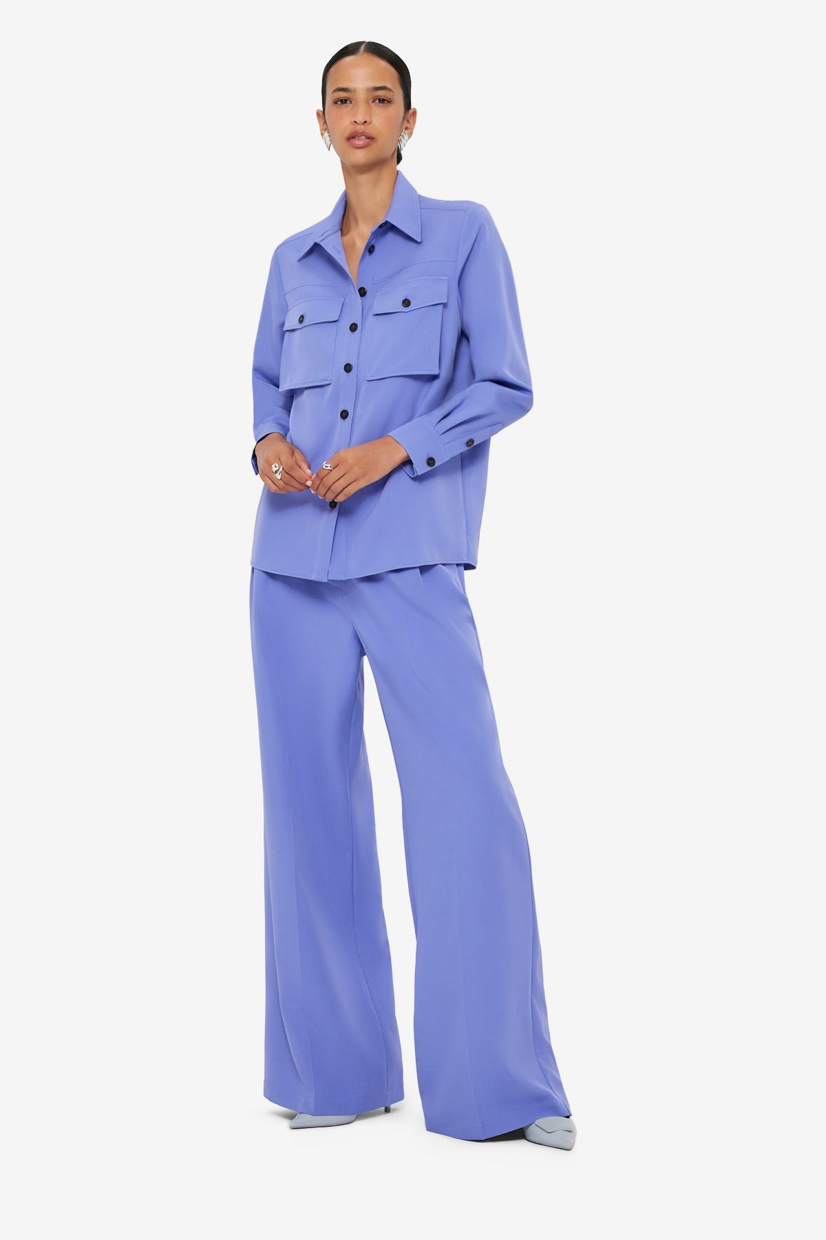 Mavis Pocket Shirt - Moonlight