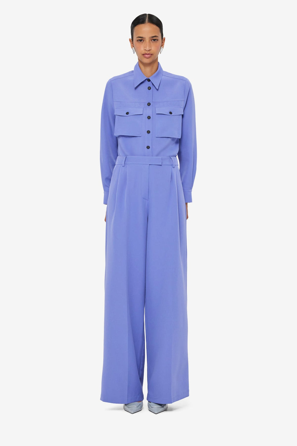 Elisha Wide Leg Pants - Moonlight