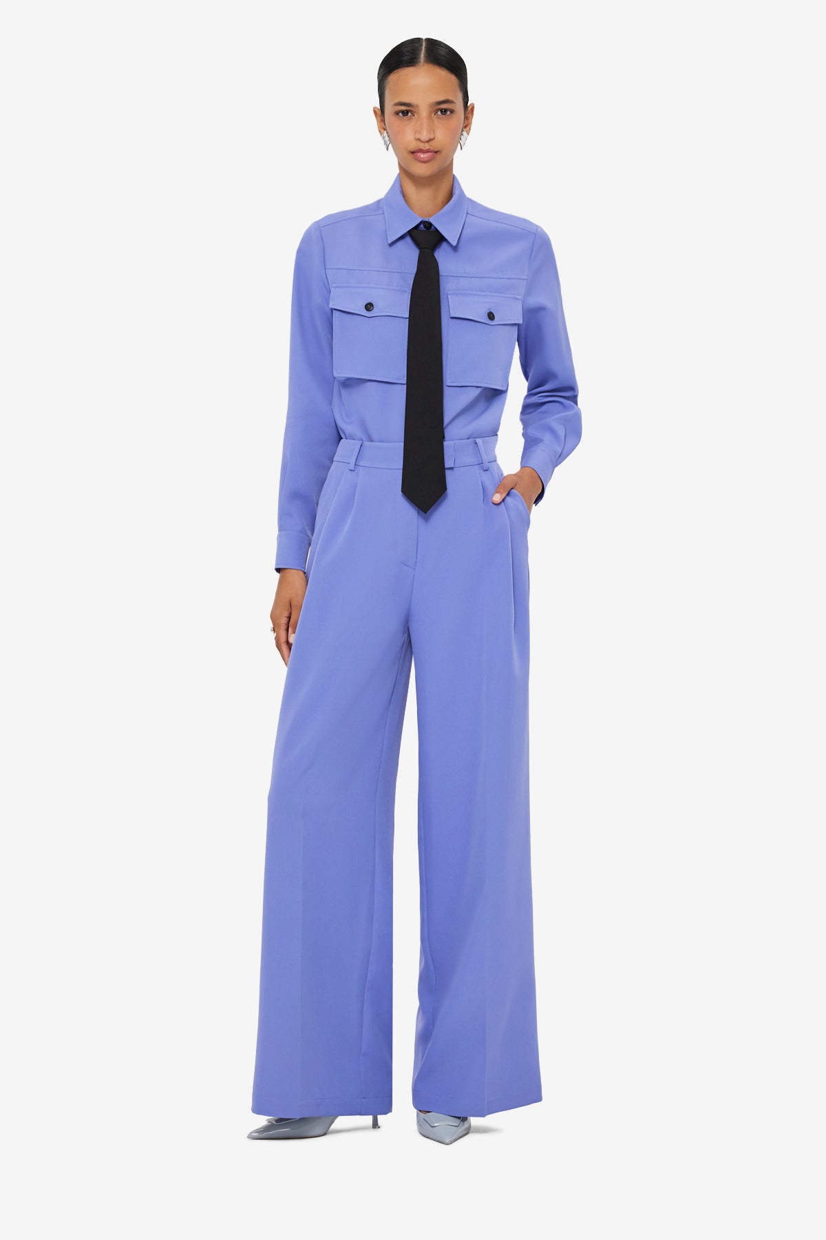 Mavis Pocket Shirt - Moonlight