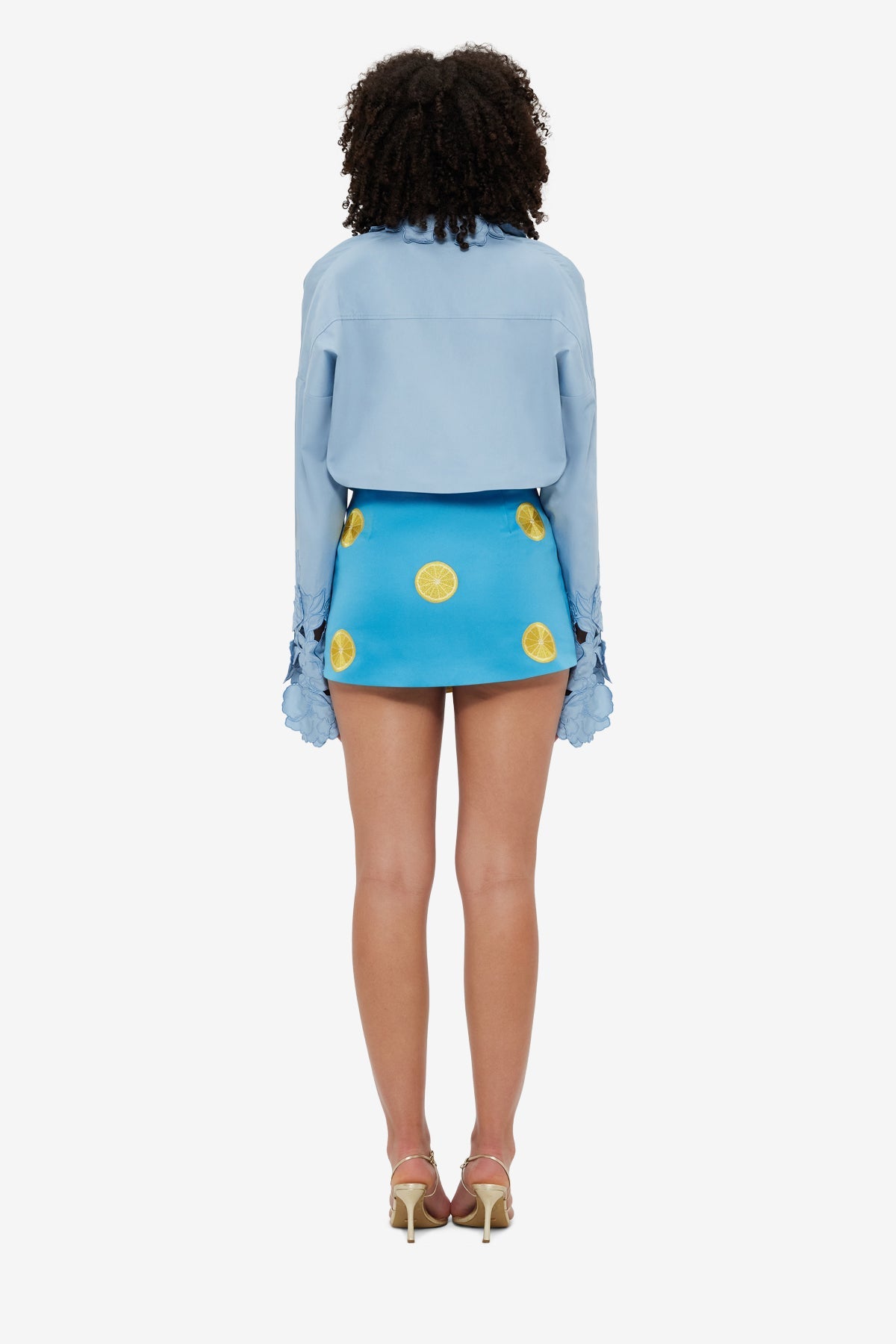 Aria Embroidered Skort - Citrus Embroidery