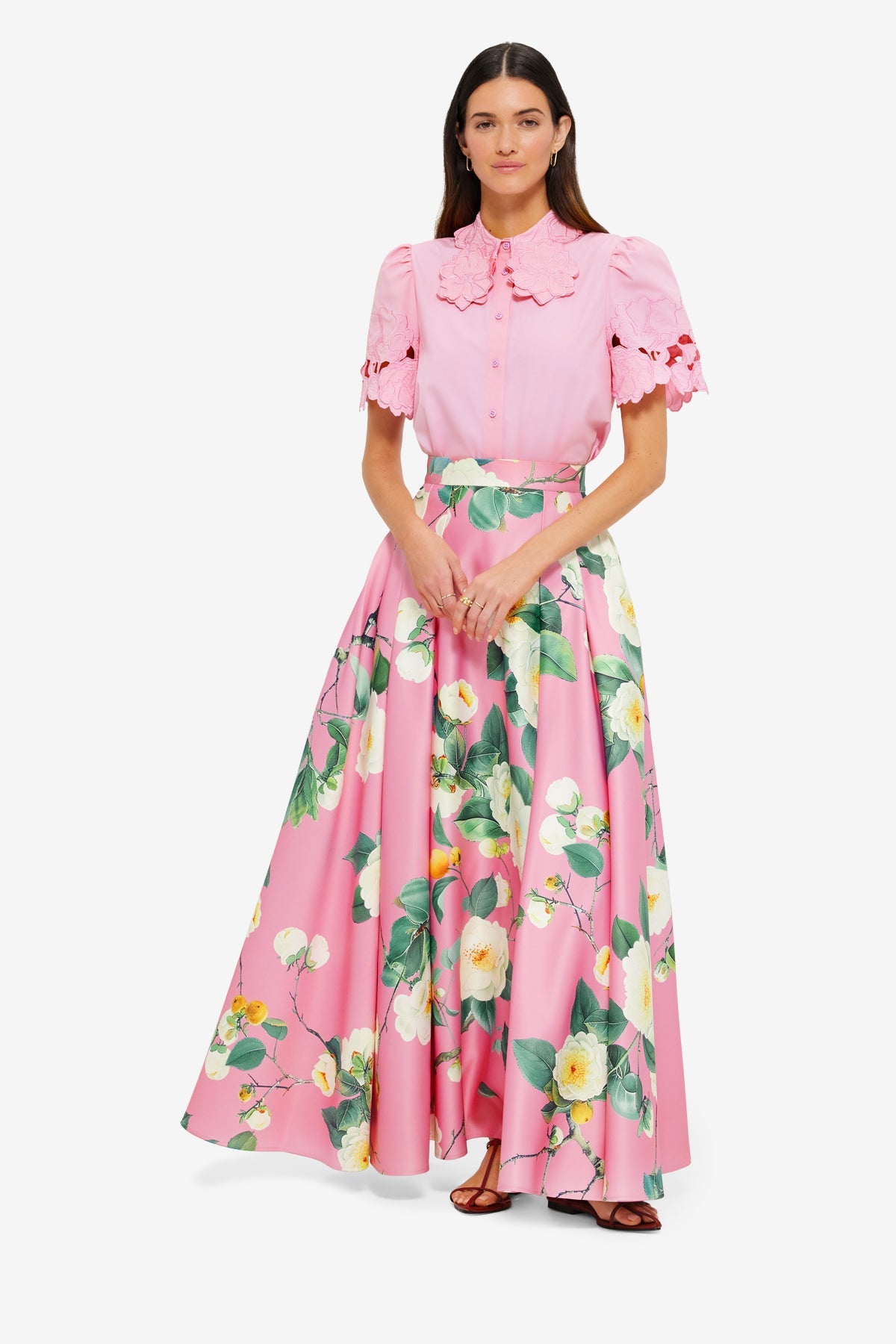 Reinette Skirt - Camelia Print